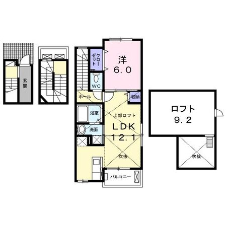 グローリア２の物件間取画像